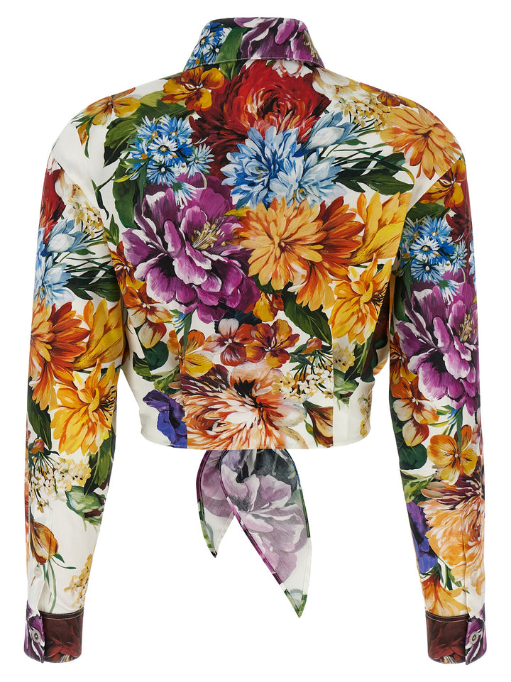 Dolce & Gabbana Floral Crop Shirt Shirt and Blouse - Multicolor | e2991b0e34eeff37f92831b953c94a80ccdc5b96