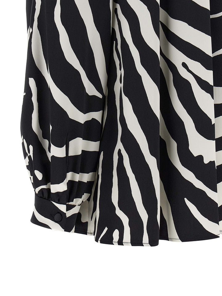 Dolce & Gabbana Zebra Shirt and Blouse - White/Black | f00b81c185b99f51d411392ef22d3a25e86285e2