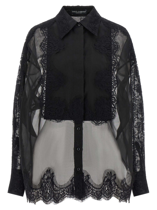 Viscose Shirt Shirt And Blouse Black