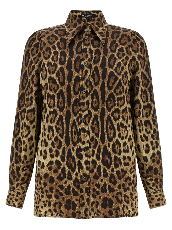 Dolce & Gabbana Leopardo Shirt and Blouse - Brown | 9267ac580702c30ed408128ae0cd3da193e5d9ea