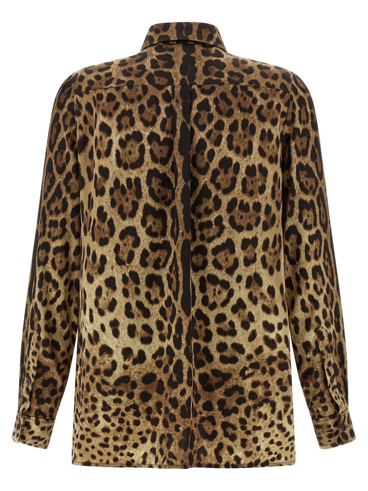 Dolce & Gabbana Leopardo Shirt and Blouse - Brown | ca87d5caaaf2b7688f3d75aec75c8784ee411ec1