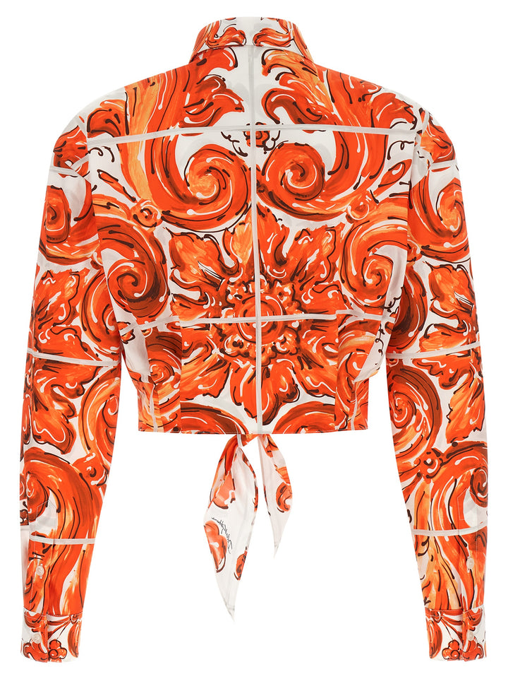 Dolce & Gabbana Maiolica Shirt and Blouse - Orange | 116e641c8a6e16df70c91444d445fe8a8d15e66c