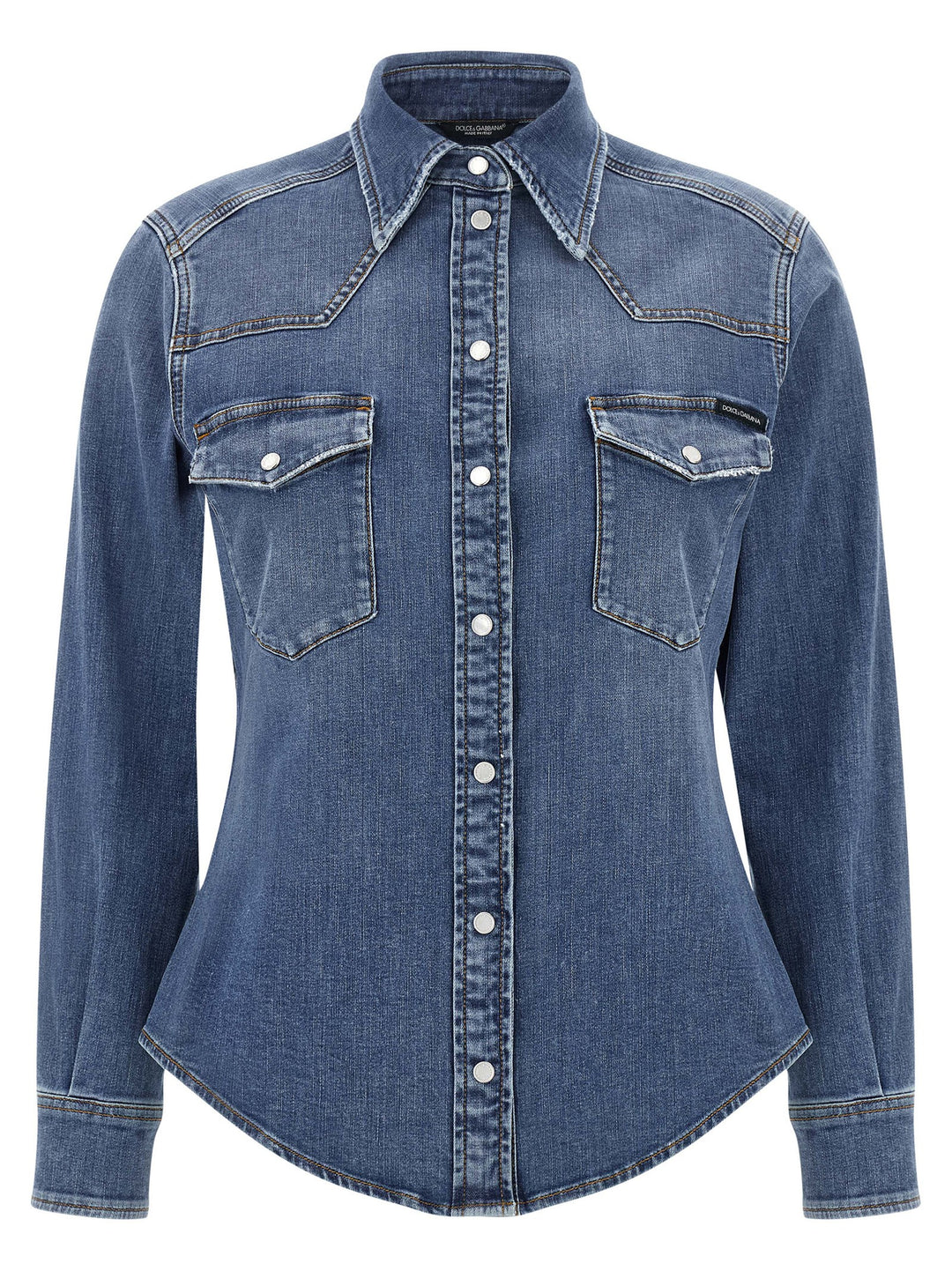Dolce & Gabbana Denim Shirt Shirt and Blouse - Blue | 76044d61cb0974677cf882638872fde37575b34d
