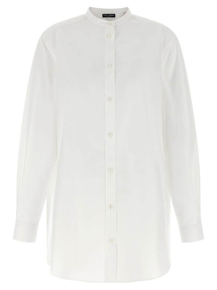 Dolce & Gabbana Shirt With Scarf Shirt and Blouse - White | 4560e08b3f50e736674d399d836268e57710aa5d
