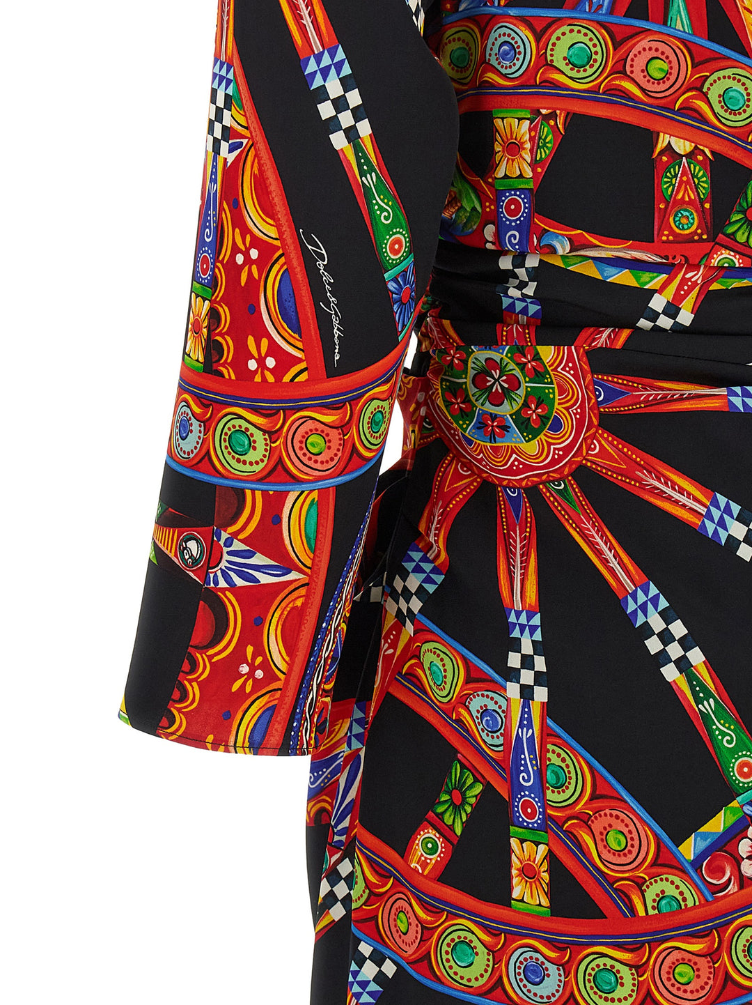 Dolce & Gabbana Carretto Dresses - Multicolor | 65c6d42b5ae427df5930ff5d42a07b602ab0b769