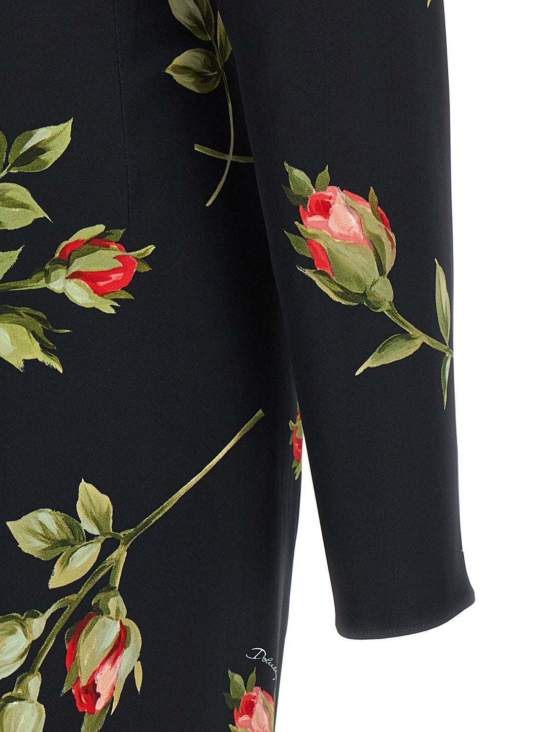 Dolce & Gabbana Bouquet Rose Dresses - Black | 2ed91598b8524d47e3539bd89d1948f330744f7b