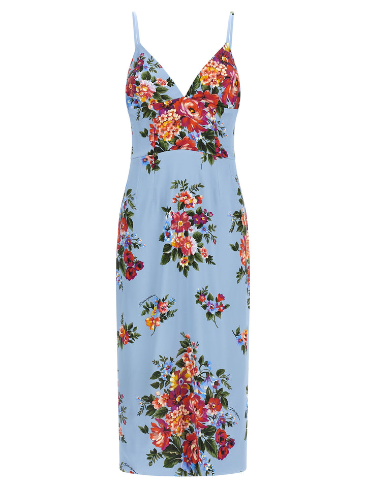 Dolce & Gabbana Mazzo Di Fiori Dresses - Light Blue | 314f5294cd0c23008be9d3acf6d6747fc1a6d749