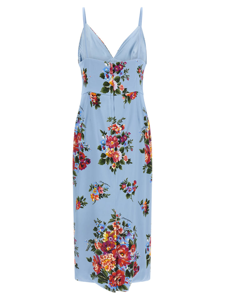Dolce & Gabbana Mazzo Di Fiori Dresses - Light Blue | d4ccf42411396d13ae44c2be74b51bca5953faf9