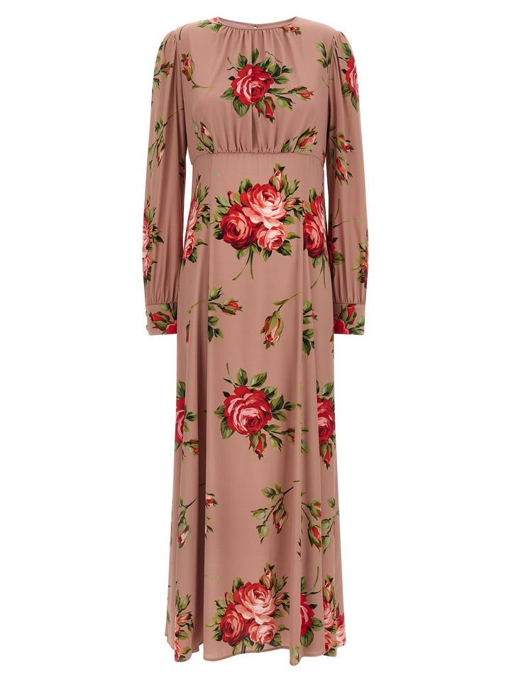 Dolce & Gabbana Bouquet Rose Dresses - Pink | ceb7d46b613ce8e23a855d8ce66b8af5899ec2d1