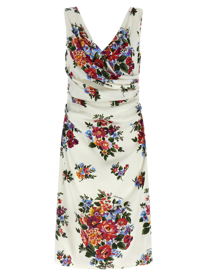 Dolce & Gabbana Mazzo Di Fiori Dresses - White | 50cbd3abf7fc419c2641dd967c478e36f0416819