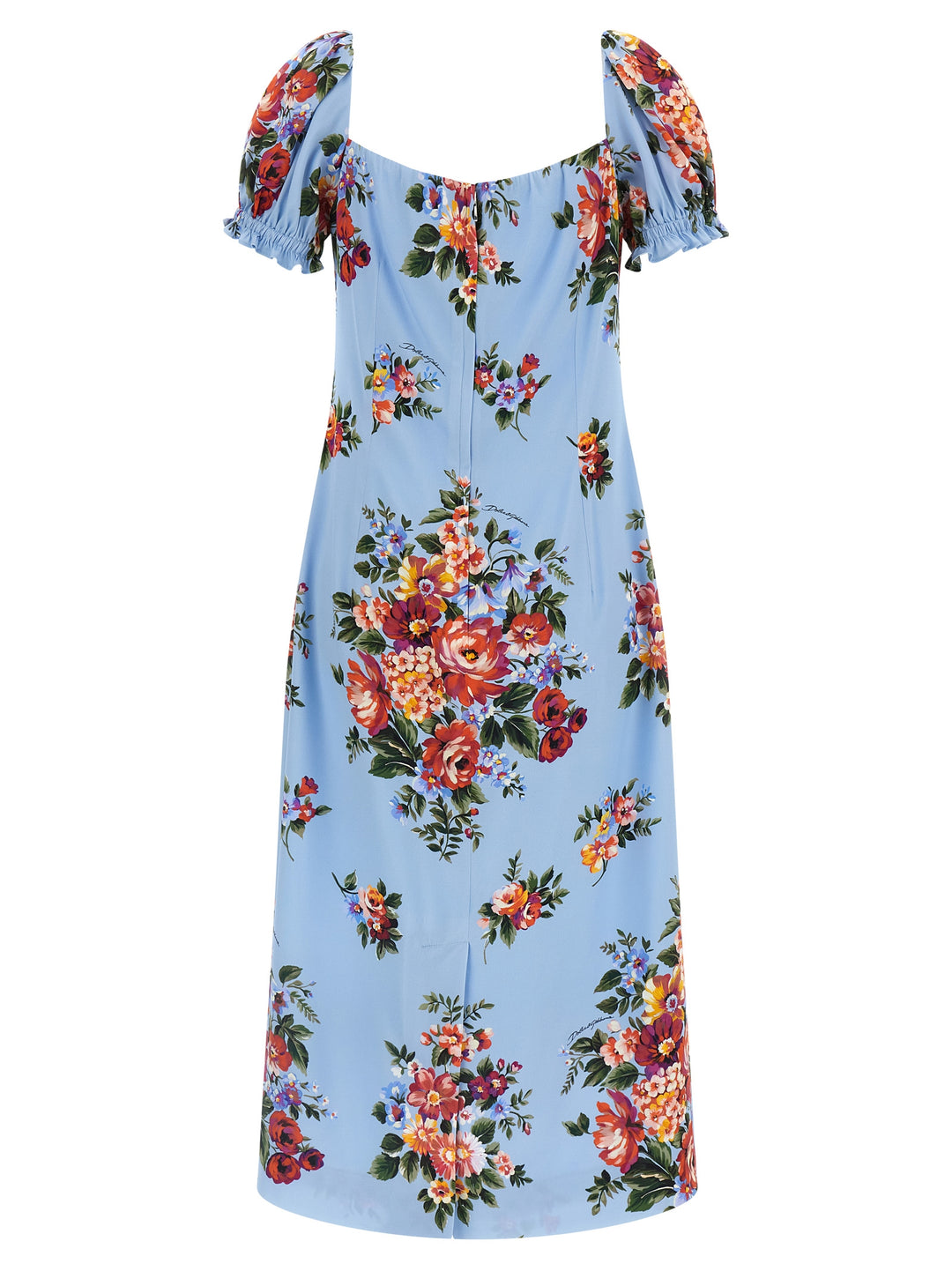 Dolce & Gabbana Mazzo Di Fiori Dresses - Light Blue | 663058532fbc8526c4a75c2d156182866711744a