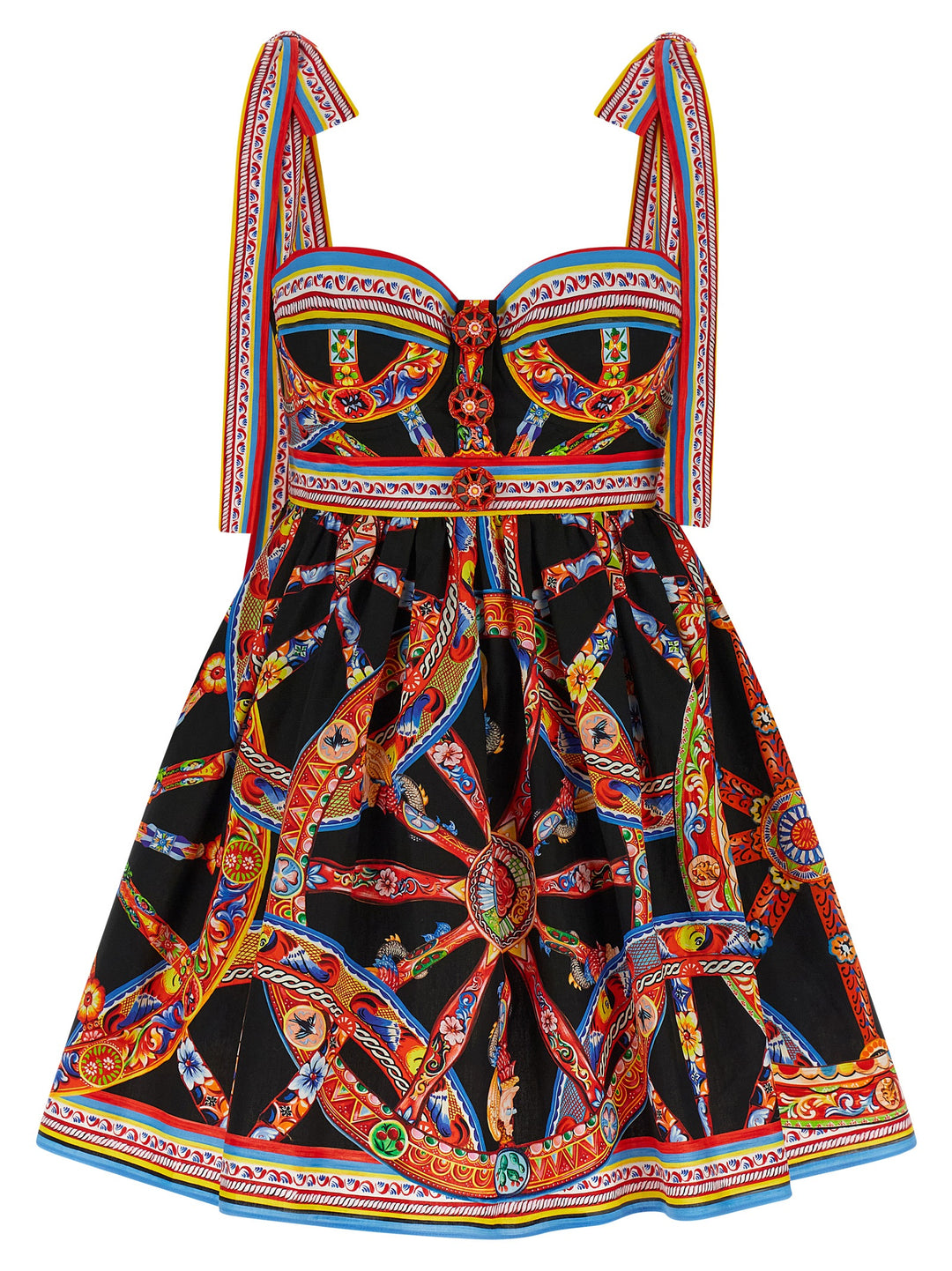 Dolce & Gabbana Carretto Dresses - Multicolor | 883fdea12e523ff80198113fd2c39b2d071a7bd3