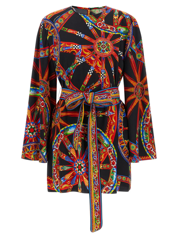 Dolce & Gabbana Carretto Dresses - Multicolor | 2fa956f4db675489abf084d5aa0bd90016691c8d