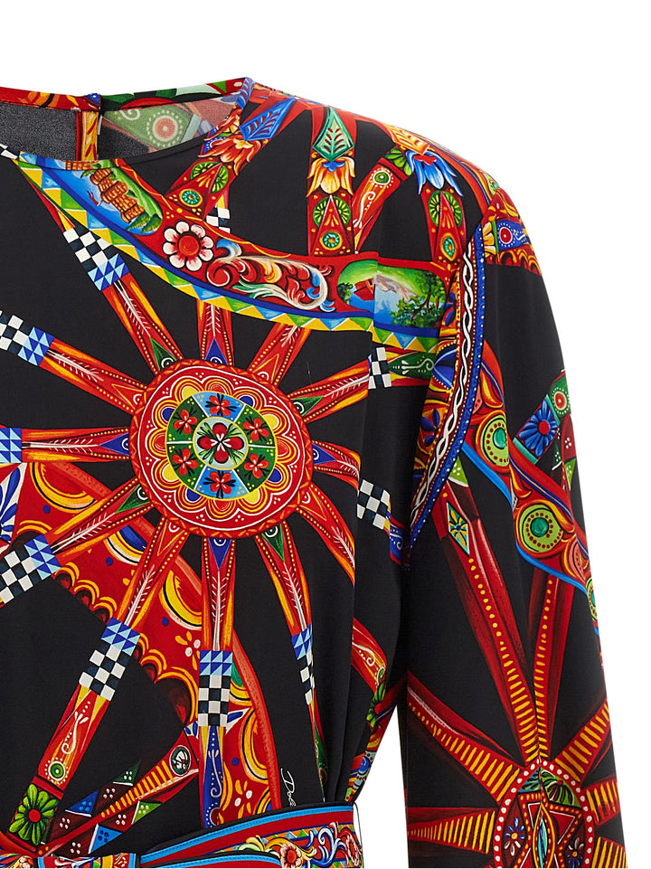 Dolce & Gabbana Carretto Dresses - Multicolor | 2f3c9b6bf40cfd2c56005f6bd873e0e5e2234907