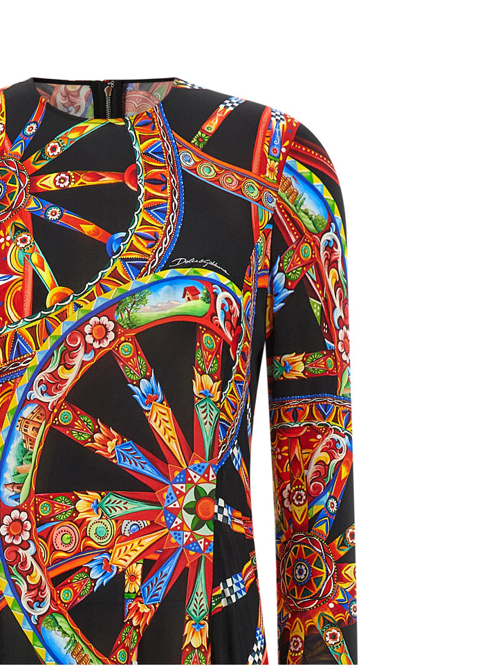 Dolce & Gabbana Carretto Dresses - Multicolor | 3284e27ba32af0e69a65e0eece2fbf4e9d055f99