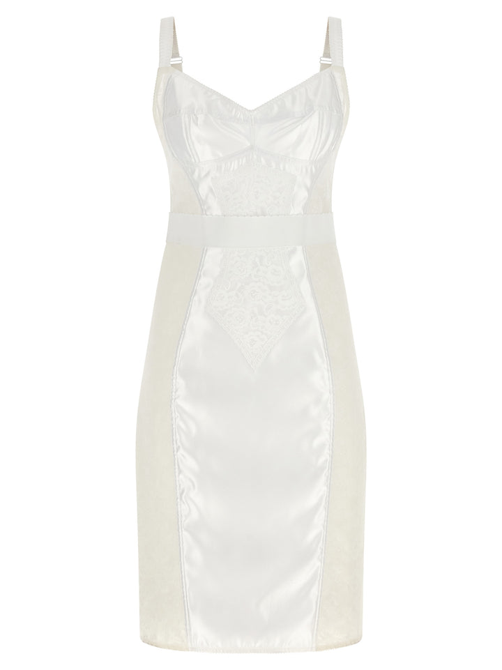 Dolce & Gabbana Corsetry Dress Dresses - White | 4791032c7057aa73615e3a08e83e4b81197f8d25