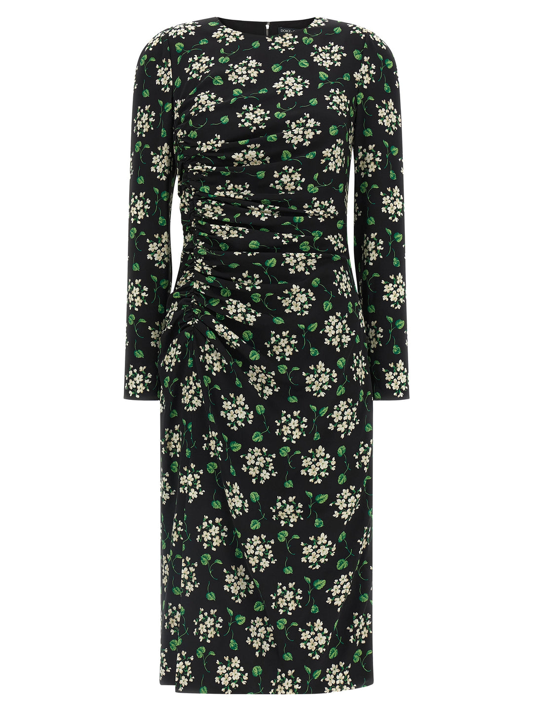 Dolce & Gabbana Flower Print Dress Dresses - Black | eacc6a47f449a222d1f511ee42eed0f2bfba6c5d