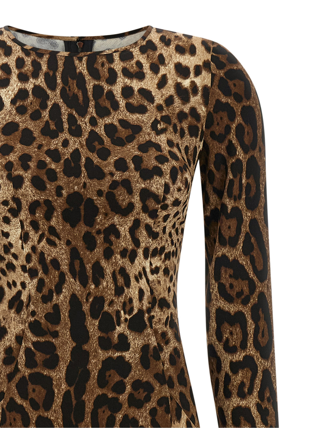 Dolce & Gabbana Animal Print Dress Dresses - Brown | 4281c5d94a97509e31a6511cce5f9f1cceff8a74