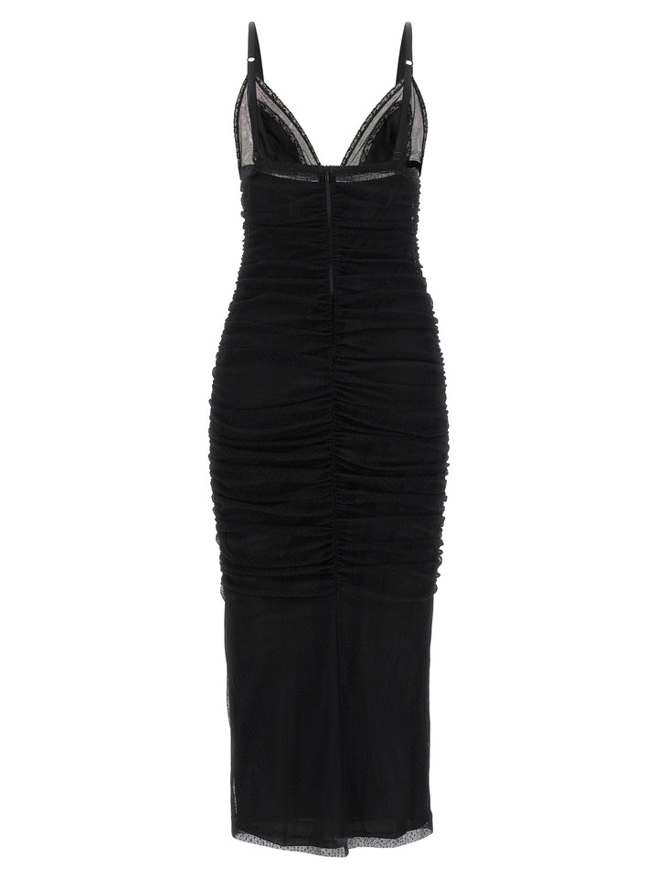 Dolce & Gabbana Longuette Slip Dress Dresses - Black | 4f8f5ff74bb298cbf669207ac68526efa5042249