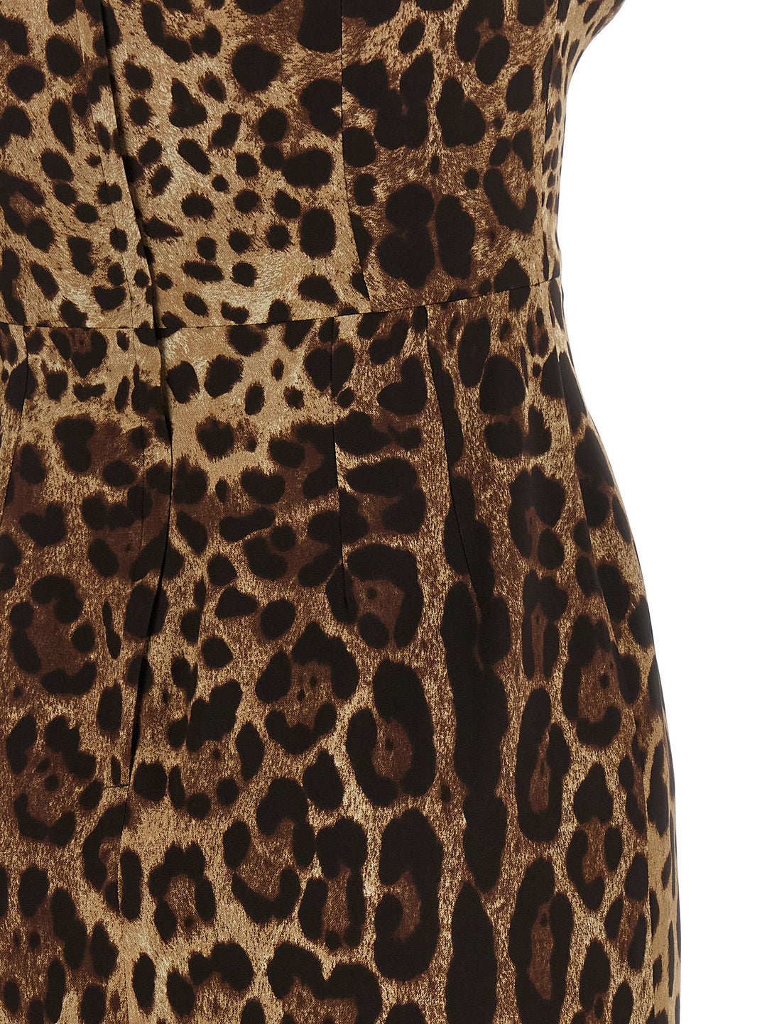 Dolce & Gabbana Silk Charmeuse Dress Dresses - Brown | aabda9d8fa03bf552d5626bfcb6c183c5f62f4f9