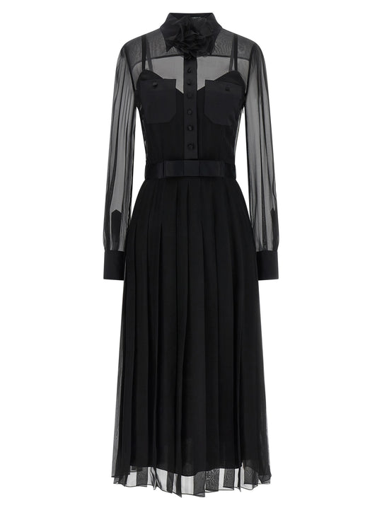 Chiffon Dress Dresses Black