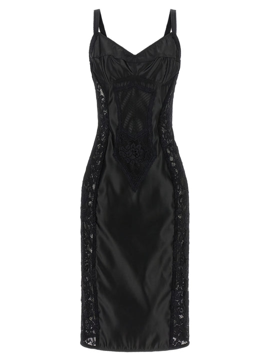 Corsetry Dress Dresses Black