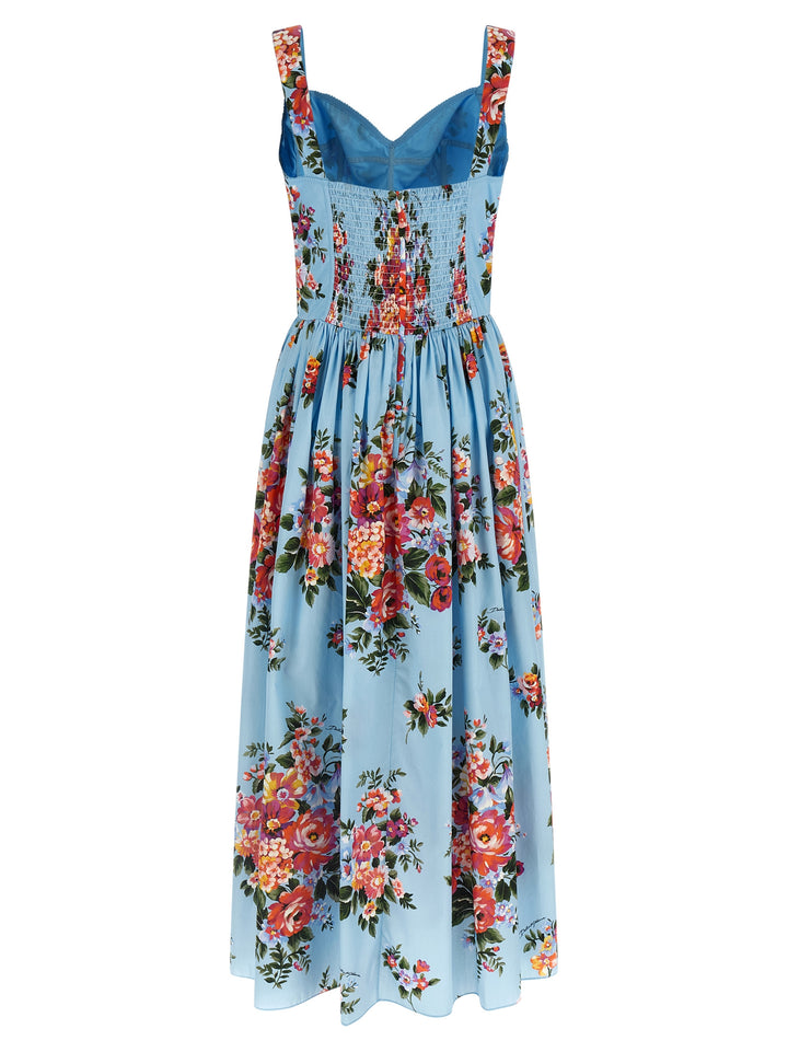 Dolce & Gabbana Mazzo Di Fiori Dresses - Light Blue | 42c6bd1b01230d90b7c42a19fc8af132e73e8b98
