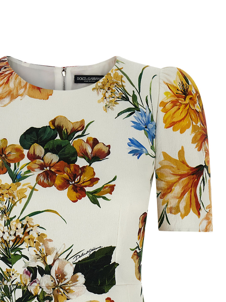Dolce & Gabbana Flower Dress Dresses - Multicolor | 76e584d37f6c46483a79a597de23f67857a14d71