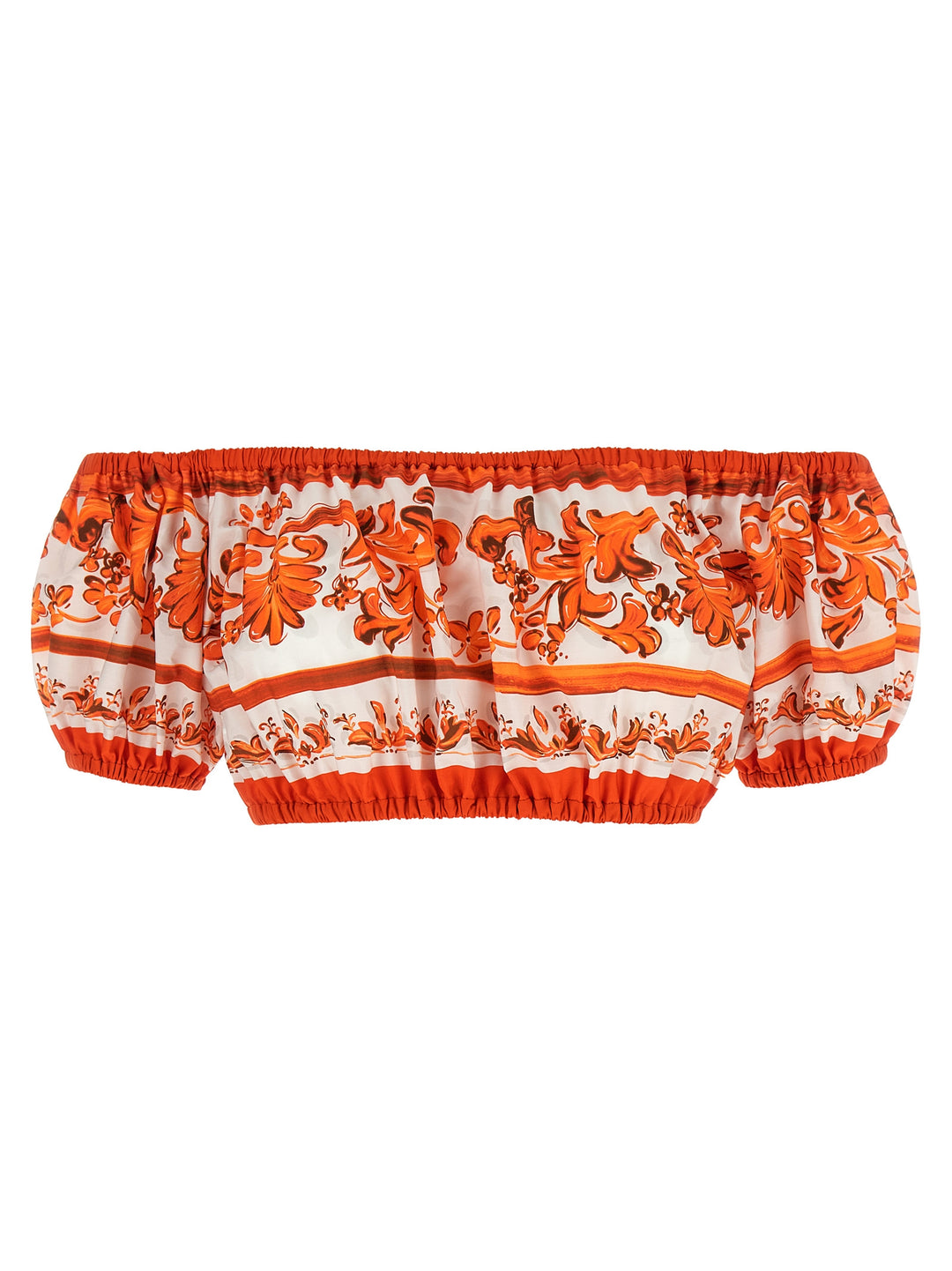 Dolce & Gabbana Maiolica Tops - Orange | c7f3eac29b9d107ad401458324b98ccccaf53220