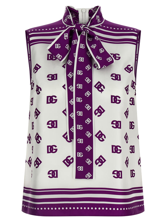Dg Press Top Tops Purple