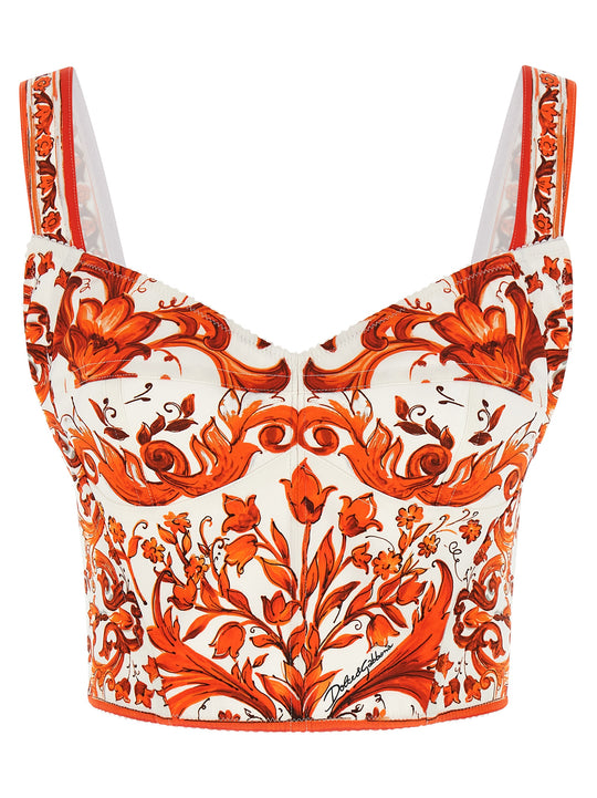 Maiolica Tops Orange
