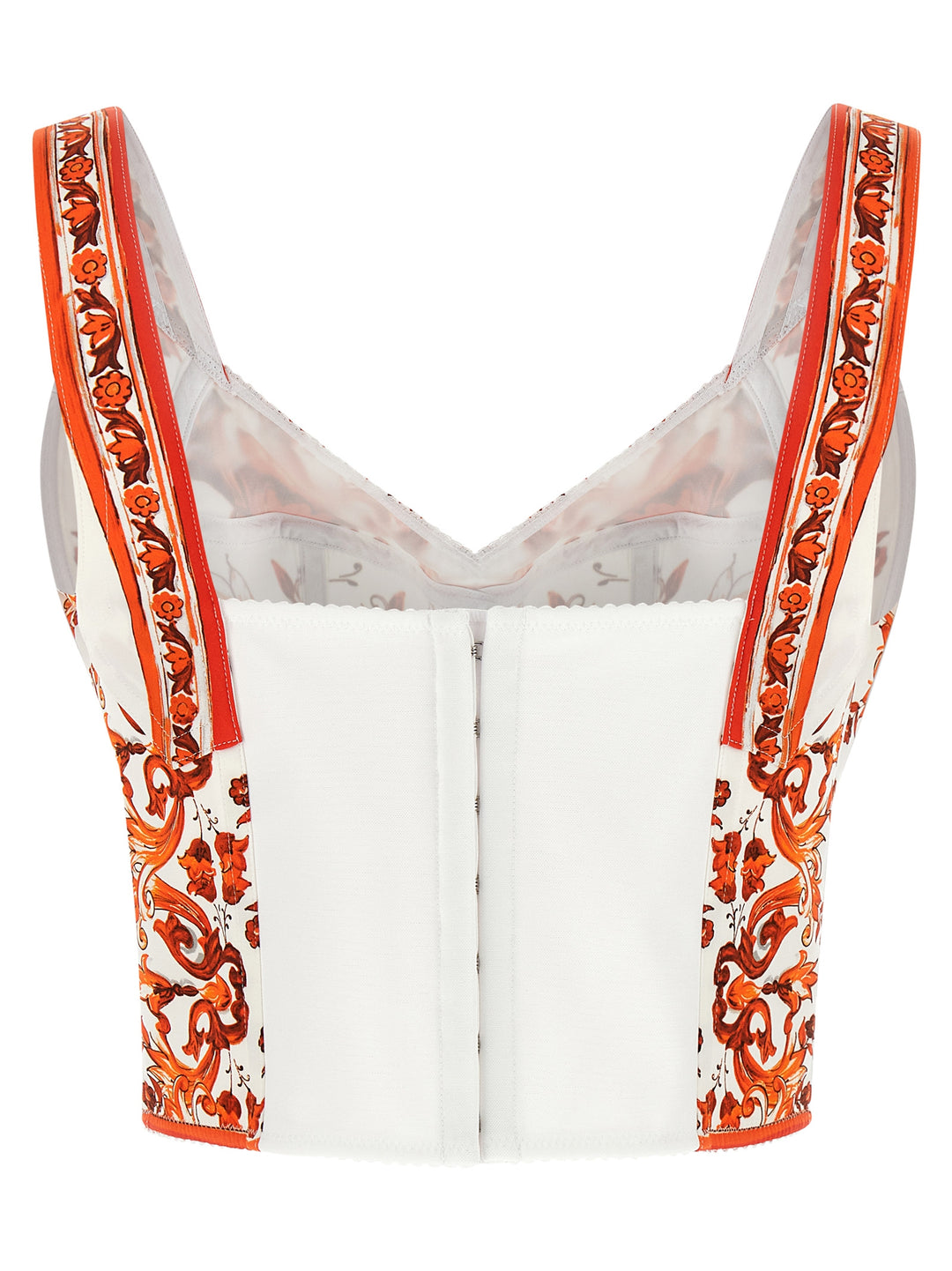 Dolce & Gabbana Maiolica Tops - Orange | a919f5127b6d4c7f63df408393b1acad2ff93b87