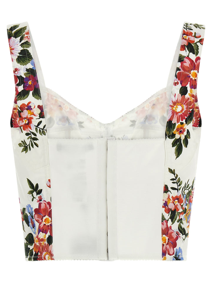 Dolce & Gabbana Mazzo Di Fiori Tops - White | 9c58e4b84863ae341198c22c8e2e1907998db619