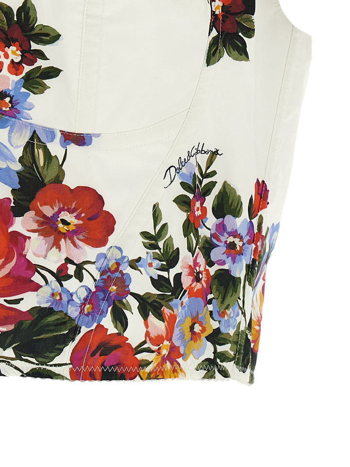 Dolce & Gabbana Mazzo Di Fiori Tops - White | e3032106a42db3e6dc584ef86835c239e74c5105