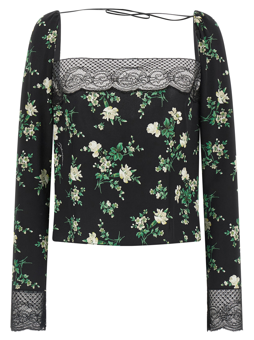 Dolce & Gabbana Flower Print Top Tops - Black | 2fc9fd884bbe3c665869380b7960c9097e95b0d6