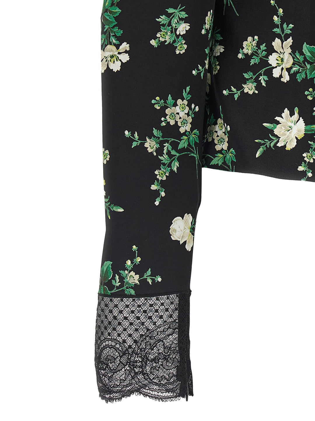 Dolce & Gabbana Flower Print Top Tops - Black | 497c67910071cd0caf0e436b45f3ae4cadbc9171