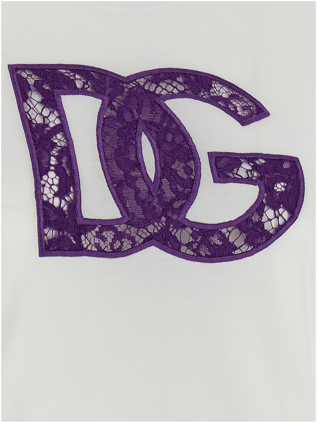 Dolce & Gabbana Lace T-shirt - White | 133fae542f89ac93130ab9517a5ffb8385a9113b