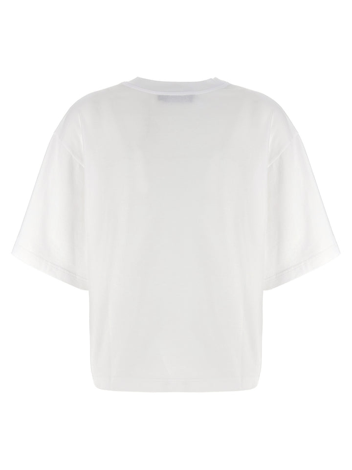 Dolce & Gabbana Floral Logo T-shirt - White | e9bba03920d1b184c961cd6624e57f976636d927