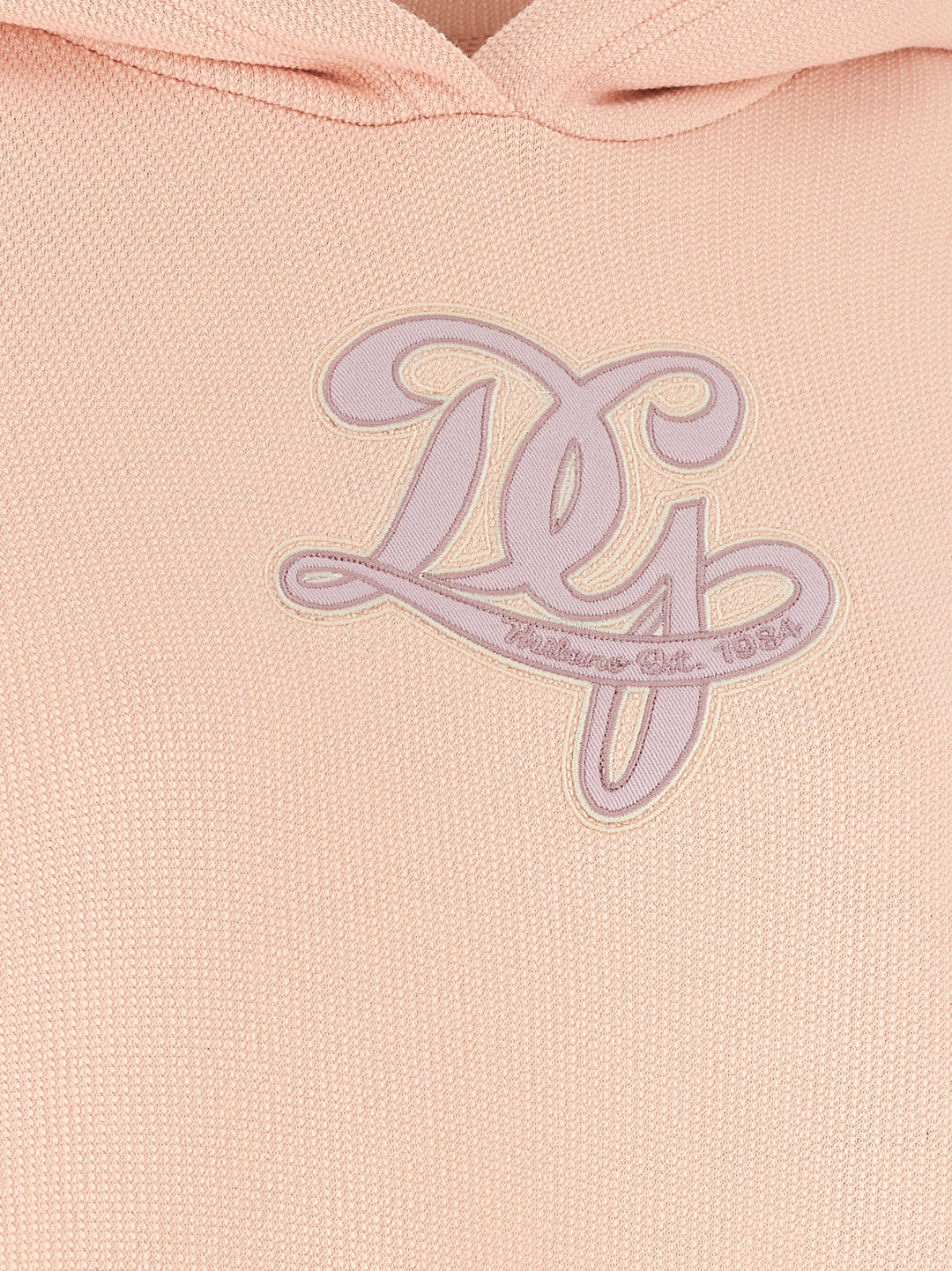 Dolce & Gabbana Logo Embroidery Hoodie Sweatshirt - Pink | 1aef5f55188c2fe93001f5bb5c8a622d3c18b5ba