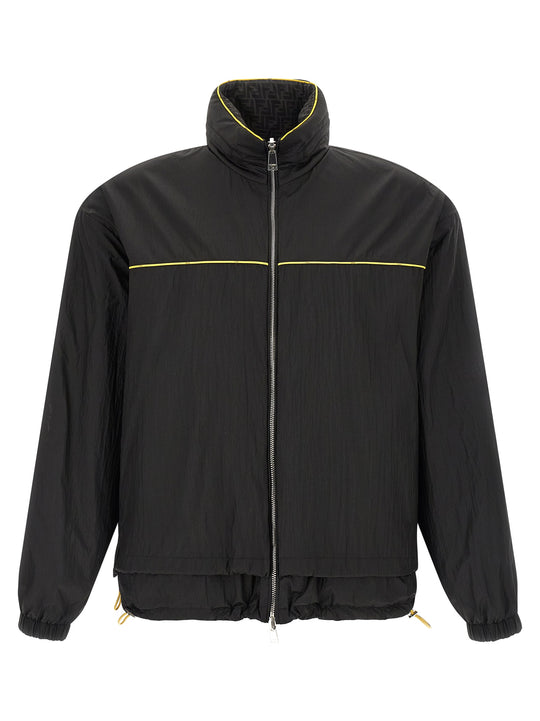 Reversible Windbreaker Puffer Jackets Multicolor