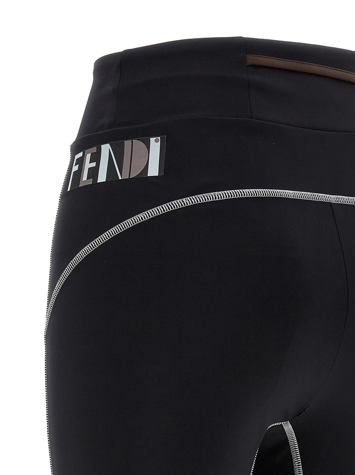 Fendi Color Block Leggings - Black | af9c35f6f043e637d15a996dbb8b9b42100563a8