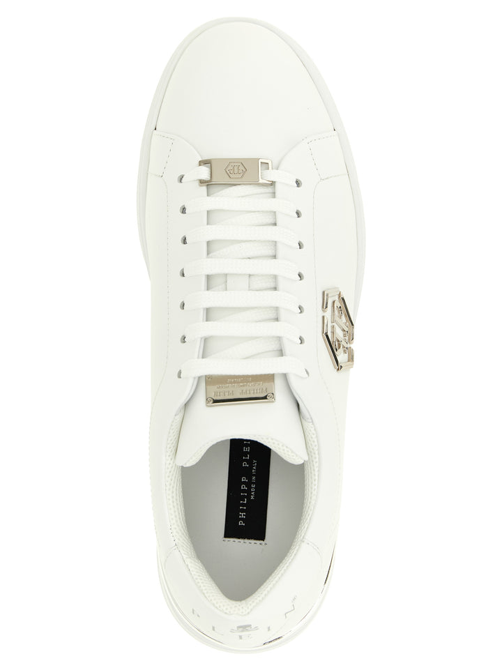Philipp Plein Lo-To Hexagon Sneakers - White | 1e0586550744d8fee10bfb84d69c40648b88d496