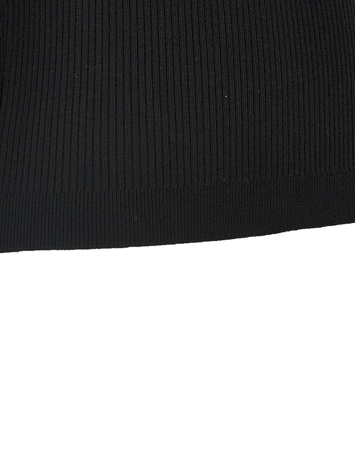 Alessandra Rich Ruffle T-shirt - Black | 86d91c20265c1e72b310a8b625eb0202d489f460