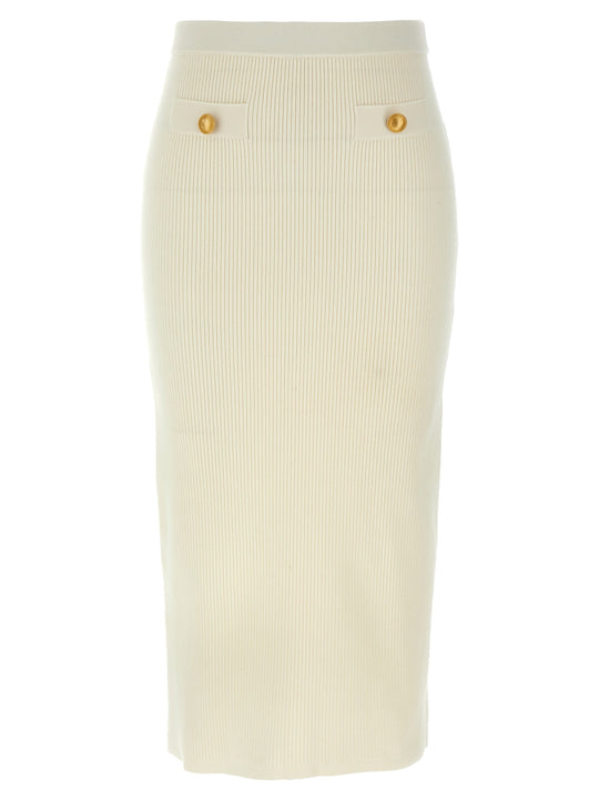 Midi Skirt Skirts White