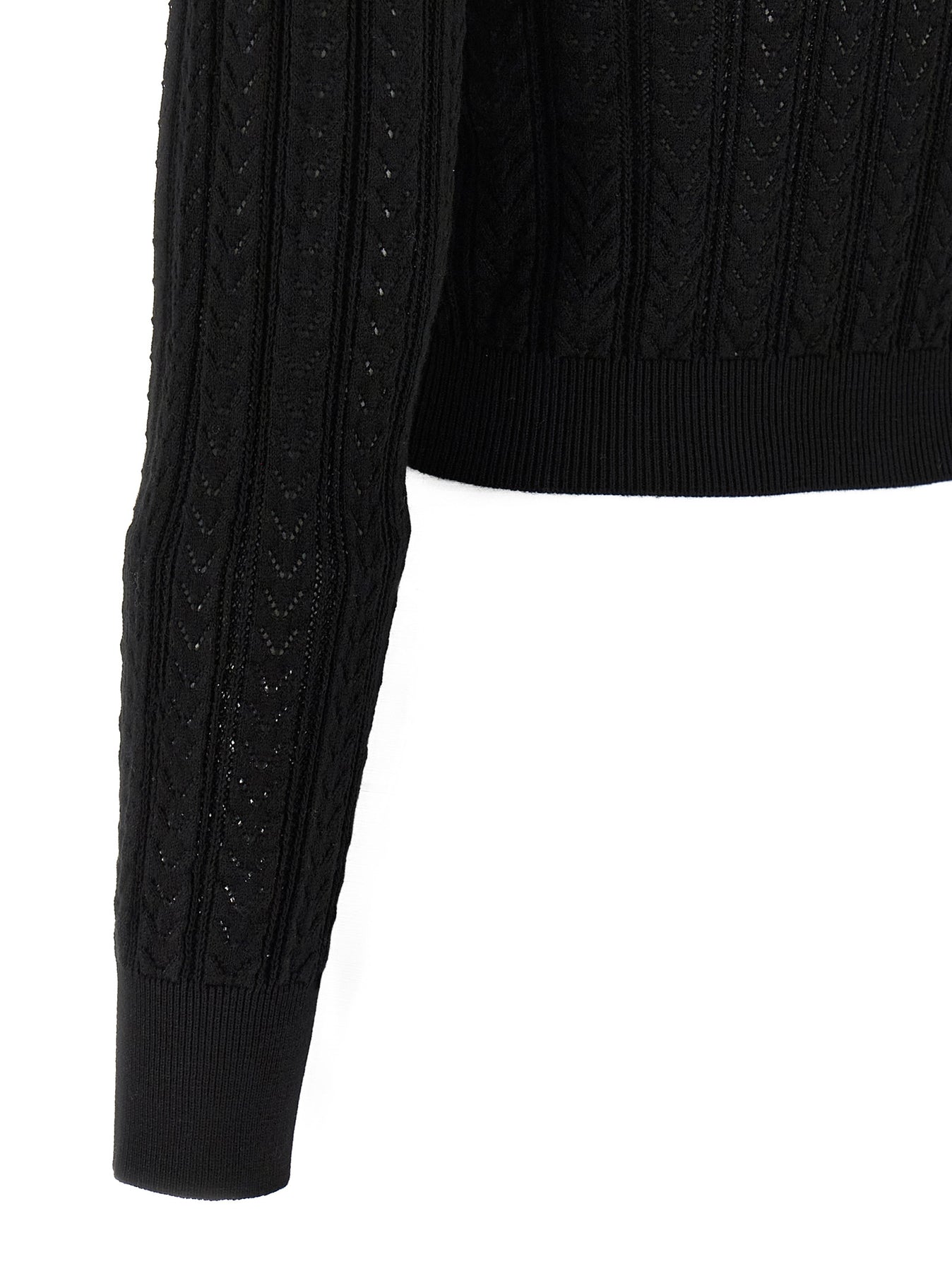 Alessandra Rich Knit Cardigan Sweaters and Cardigans - Black | a3a94a43ef063a22557ae76e87cbb9f9a1586b99