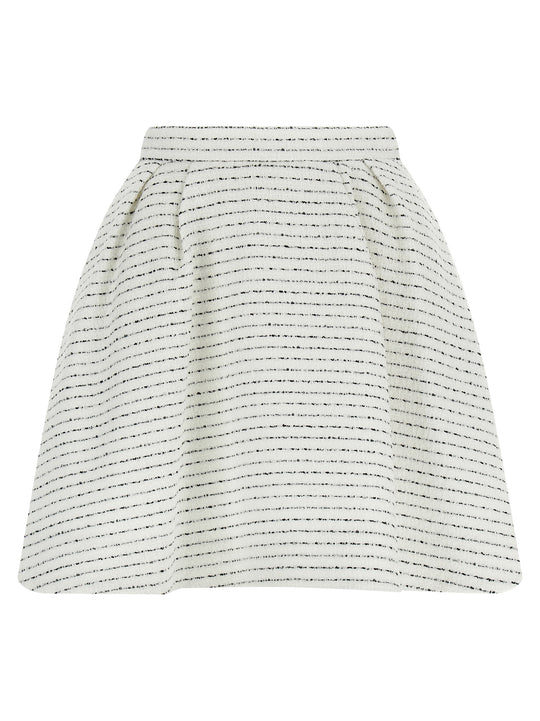 Tweed Skirt Skirts White