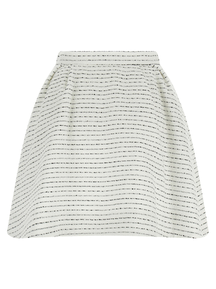 Alessandra Rich Tweed Skirt Skirts - White | 64e07bc938ffdea04bfd19b3441fa5b8bd16186d