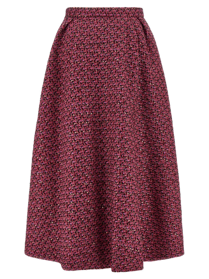 Alessandra Rich Tweed Skirt Skirts - Pink | d6f2edc6ba0144f2e9fd60ae06f73823f032acdc