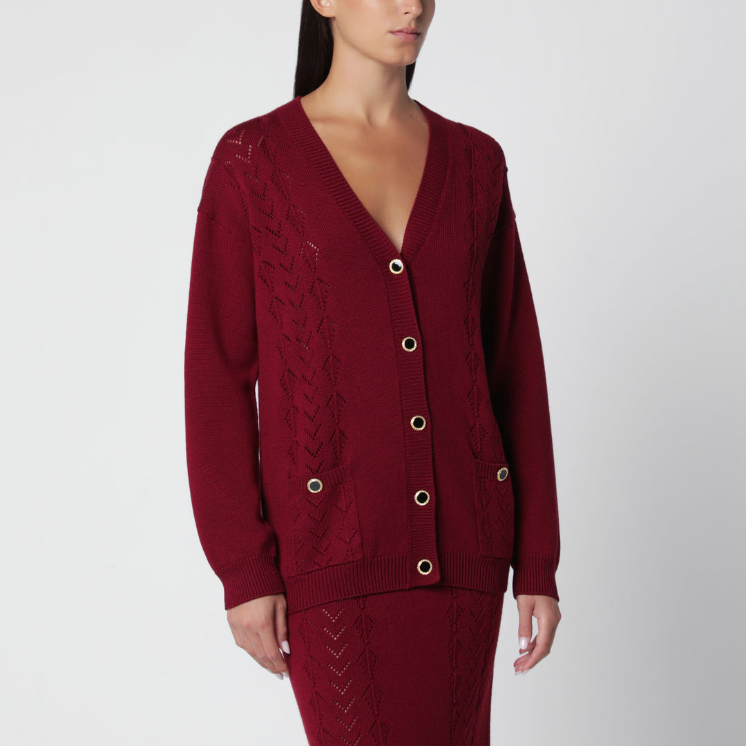 Alessandra Rich Shirts & Tops - Burgundy | ae239424ed9d5cac566710c39752030489b19592