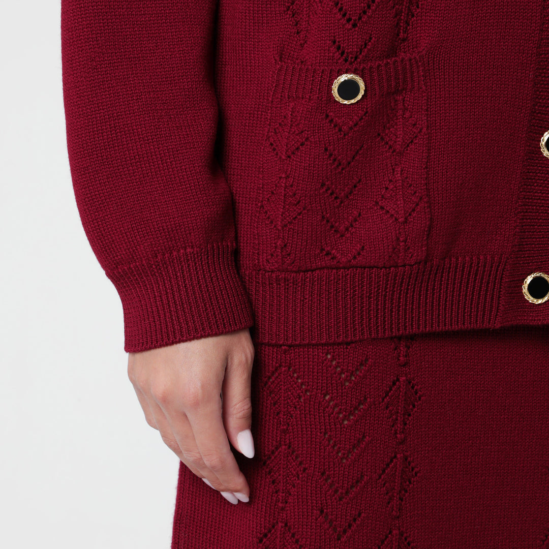 Alessandra Rich Shirts & Tops - Burgundy | b50ffa7ad75d9b32c04db3278f65c574131d9ea6